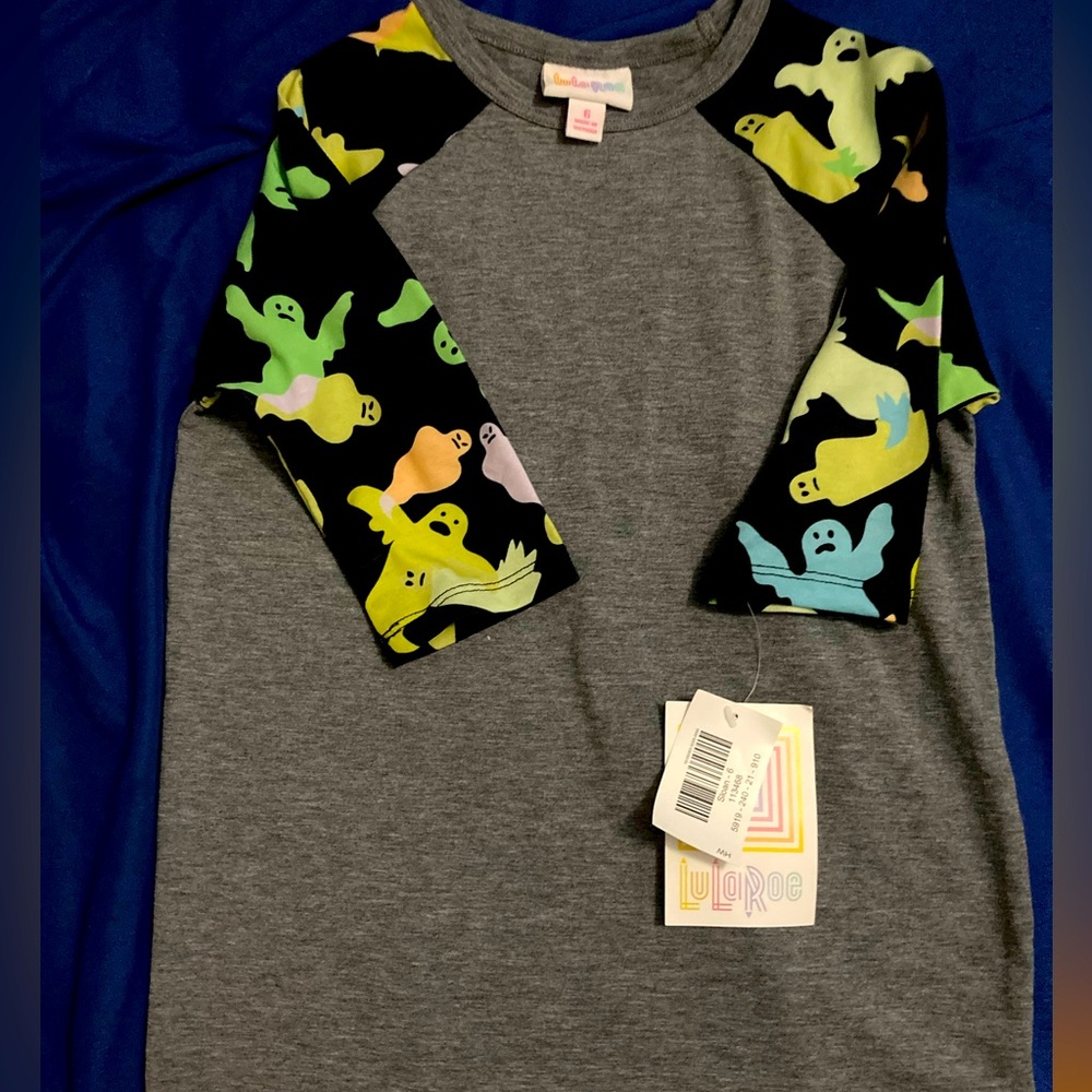 Lularoe kids Sloan size 6 new with tags ghost sleeves